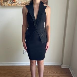 Black cocktail dress